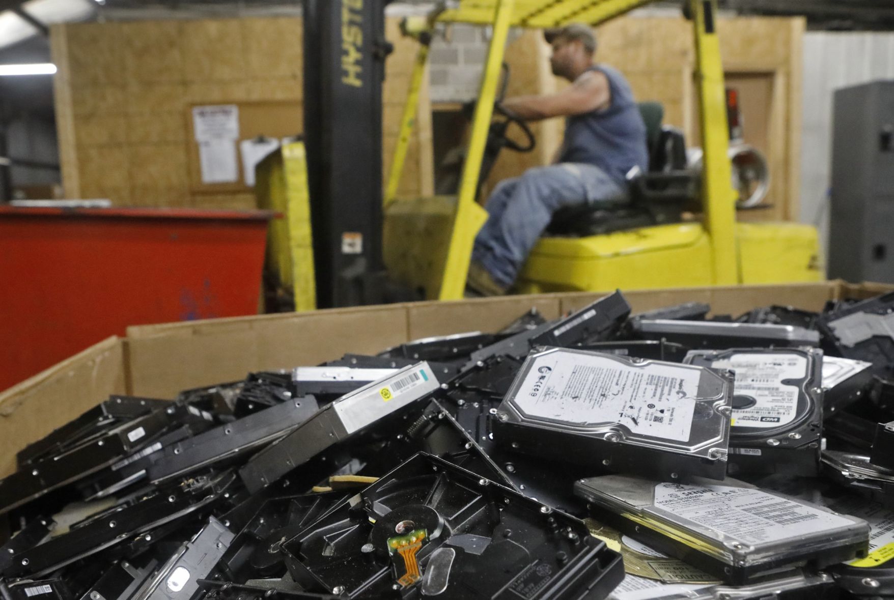 Midwest Recycling Center de-manufactures almost anything electronic